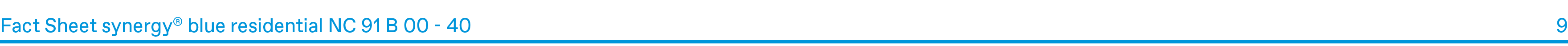 Fact Sheet synergy® blue residential NC 91 B 00 40 9
