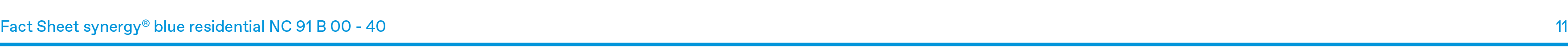 Fact Sheet synergy® blue residential NC 91 B 00 40 11